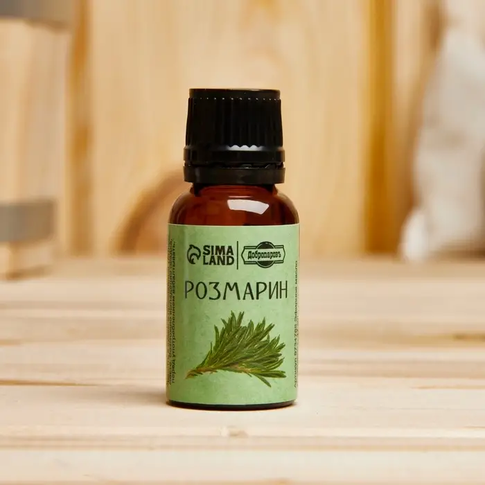 Эфирное масло "Розмарин" флакон-капельница 17 мл "Добропаровъ"