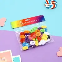 Резинки для волос &laquo;Махрушка&raquo;, набор 40 шт., яркое ассорти, 2 см