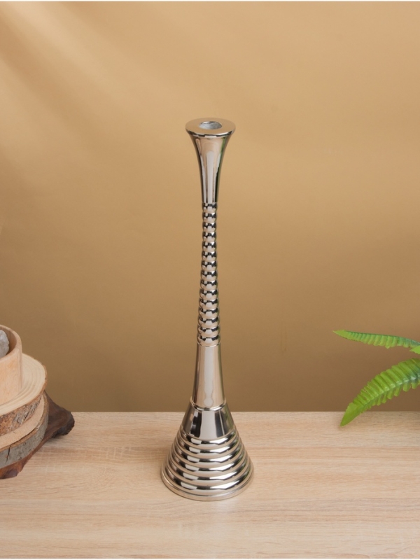 Подсвечник "Шампань" 10х10х41 см, алюминий