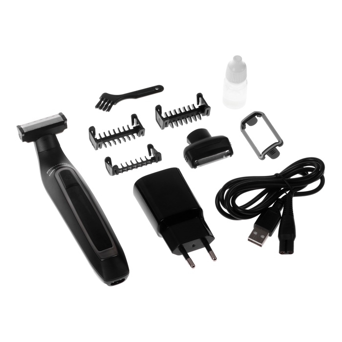 Триммер для волос Rowenta TN602LF0, для тела/бороды, от АКБ, тёмно-серый Триммер для волос Rowenta TN602LF0, для тела/бороды, от АКБ, тёмно-серый