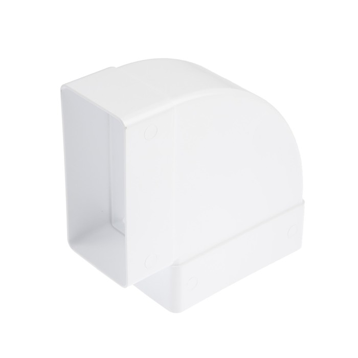 Отвод ZEIN, плоский, горизонтальный, вентиляционный, 60 х 120 мм