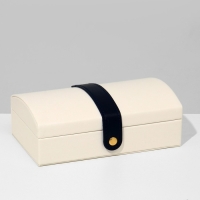 Подставка для украшений «Шкатулка» раздвижная, 17×9,5×6, цвет бежевый Подставка для украшений «Шкатулка» раздвижная, 17×9,5×6, цвет бежевый