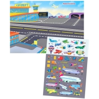 Книга с наклейками &laquo;Транспорт и другая техника&raquo;, 600 штук