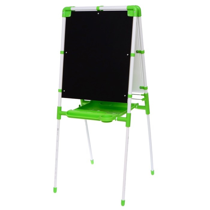 Мольберт детский двусторонний &laquo;Доска знаний&raquo;, регулируется по высоте, цвет салатовый