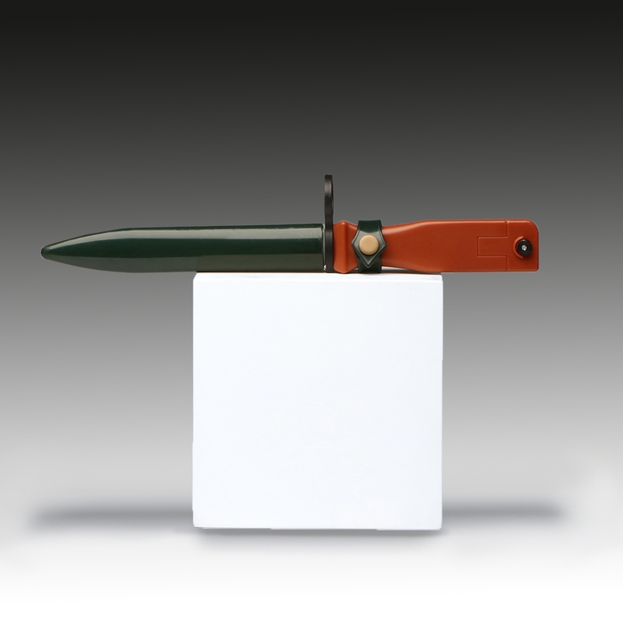 Штык-нож тренировочный, с ножнами, резиновый, 29.5 см