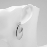 Серьги металл &laquo;Абстракция&raquo; крючок, цвет серебро