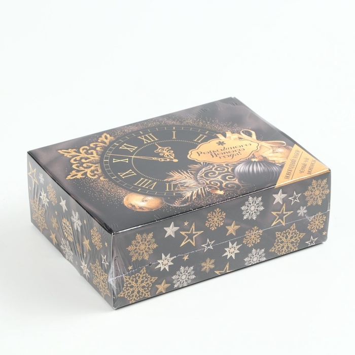 Подарочный набор новогодний &laquo;Роскошного нового года&raquo;: чай, монпансье