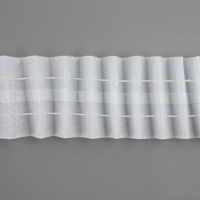 Шторная лента классическая, матовая, 4 см, 100 &plusmn; 1 м, цвет белый