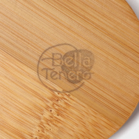 Набор фарфоровый для специй на деревянной подставке BellaTenero &laquo;Герда&raquo;, 2 предмета: солонка 85 мл, перечница 85 мл, цвет белый