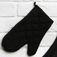 Большой кухонный набор "Лучший муж" (фартук, лопатка для жарки, отбивалка и прихватка)