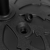 Подставка под зонт, черная, 58 х 18 см, для зонтов с диаметром трубы 38/48 мм