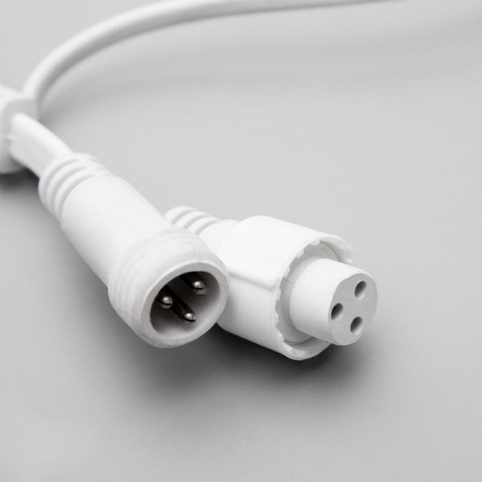 Гирлянда &laquo;Занавес&raquo; 2 &times; 3 м, IP65, УМС, белая нить, 760 LED, свечение тёплое белое, 220 В