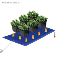 Электроподогревательный коврик для рассады, 52 &times; 25 &times; 1.5 см, цвет МИКС
