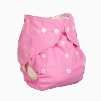 Многоразовый подгузник &laquo;Наш цветочек&raquo;, 3-15 кг, цвет розовый, Крошка Я