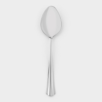 Ложка столовая &laquo;Новинка&raquo;, длина 19,8 см, толщина 1,2 мм, упрощённой обработки, цвет серебряный