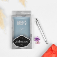 Набор подарочный 2в1 (ручка, брошка) микс Набор подарочный 2в1 (ручка, брошка) микс