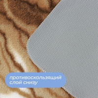 Коврик для дома SAVANNA &laquo;Мечта&raquo;, 50&times;80 см, цвет бежевый