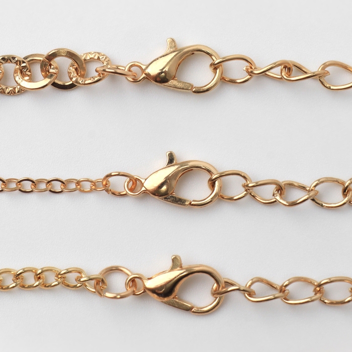 Набор 6 предметов: 6 браслетов &laquo;Море&raquo;, цвет золото