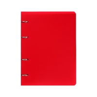 Тетрадь на кольцах A5 80 листов в клетку Calligrata Красная, пластиковая обложка, блок офсет, белизна 95%, МИКС (2 цвета) Тетрадь на кольцах A5 80 листов в клетку Calligrata Красная, пластиковая обложка, блок офсет, белизна 95%, МИКС (2 цвета)