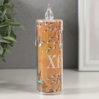 Ночник "Свеча" (Верба) 3хLR1130 3,8х3,8х12см Ночник "Свеча" (Верба) 3хLR1130 3,8х3,8х12см