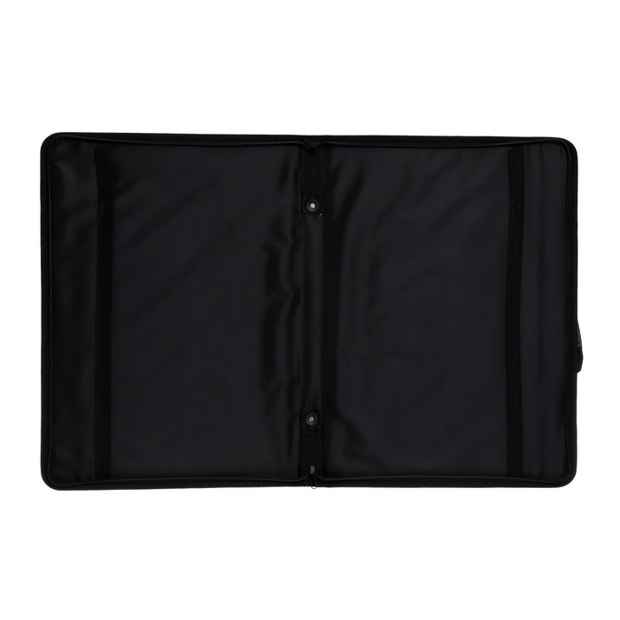 Папка для чертежей и рисунков для художников А3, 470 х 350 х 40 мм, с ручками, каркасная, текстильная, Папка для чертежей и рисунков для художников А3, 470 х 350 х 40 мм, с ручками, каркасная, текстильная, "Вдохновение" 1B31, карман, чёрная