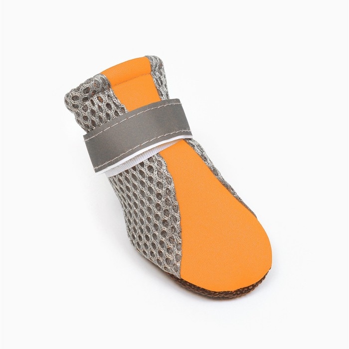 Ботинки для собак Ботинки для собак "Комфорт +", размер S (3, 5 х 3 см), оранжевые