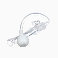 Поильник детский M&B &laquo;Котик&raquo; с трубочкой, от 9 мес., 280 мл., цвет молочно-розовый