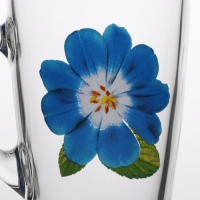 Кружка стеклянная &laquo;Коллекция цветов&raquo;, 300 мл, рисунок МИКС