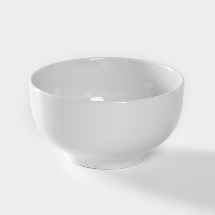 Пиала фарфоровая &laquo;Бельё&raquo;, 650 мл, цвет белый