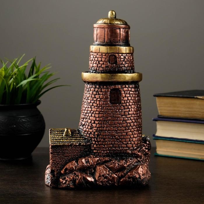 Копилка "Маяк" 13х15х24см