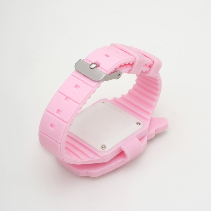 Часы наручные электронные, детские, "Единорог", LR41 (AG3), розовые