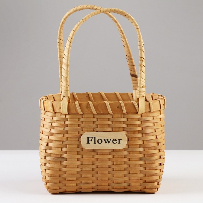 Корзина плетеная, 19,5 х 14 х 13/27 см, ротанг Корзина плетеная, 19,5 х 14 х 13/27 см, ротанг