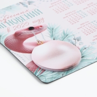 Новогодний магнит Календарь 2025 с блоком &laquo;Новый год: Чудесных мгновений&raquo;, 15 х 12 см, новогодняя серия