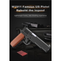 Конструктор Оружие Техно &laquo;Пистолет&raquo;, 332 детали, 6 пуль, стреляет