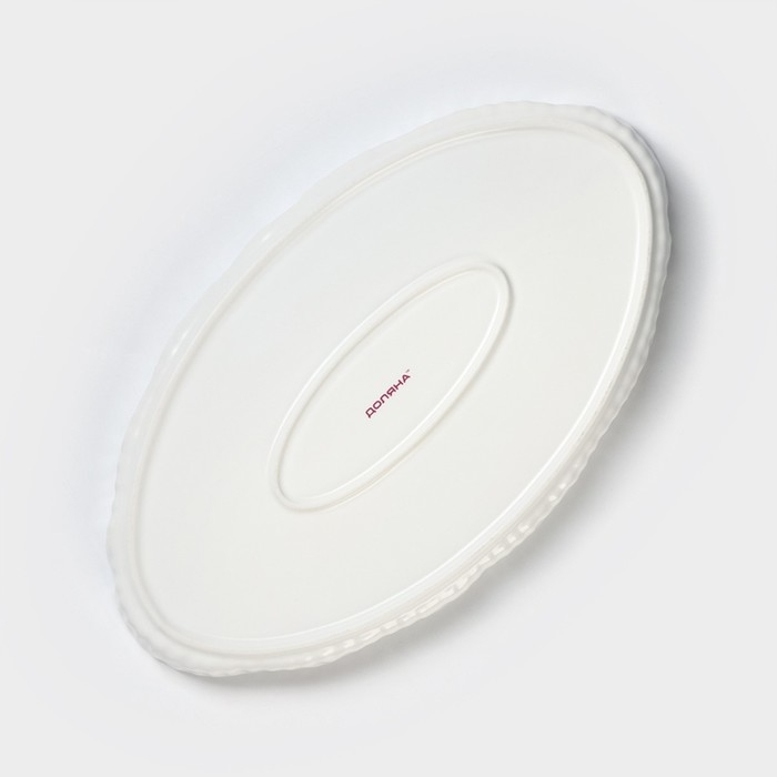 Блюдо фарфоровое овальное Доляна &laquo;Коты-аристократы&raquo;, 30,5&times;17 см