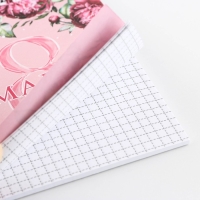 Блокнот &laquo;8 Марта&raquo; на гребне, А6, 40 листов в клетку, мягкая обложка, плотность бумаги 65 р