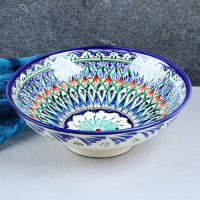 Супница Риштанская Керамика "Цветы", 25 см, микс Супница Риштанская Керамика "Цветы", 25 см, микс