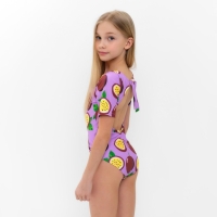 Купальник детский слитный MINAKU &laquo;Фрукты&raquo;, рост 134-140