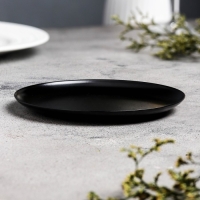 Подсвечник "Чашка" металл, 14 см, чёрный муар