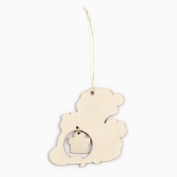 Ёлочная игрушка новогодняя &laquo;Новогодний змейка&raquo;, на Новый год, 8,9 х 9,1 см