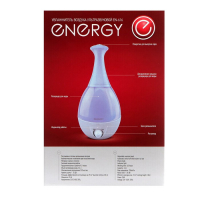 Увлажнитель воздуха ENERGY EN-616, ультразвуковой, 25 Вт, 2.6 л, 25 м2, голубой Увлажнитель воздуха ENERGY EN-616, ультразвуковой, 25 Вт, 2.6 л, 25 м2, голубой