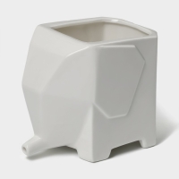 Набор кухонных принадлежностей на фарфоровой подставке BellaTenero &laquo;Слонёнок&raquo;, 5 предметов, цвет белый