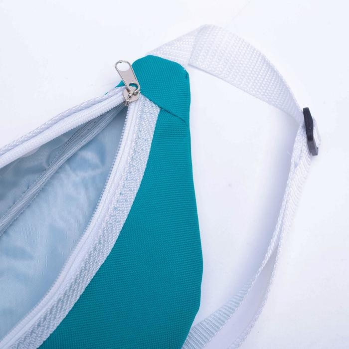 Сумка поясная детская на молнии, цвет бирюзовый Сумка поясная детская на молнии, цвет бирюзовый