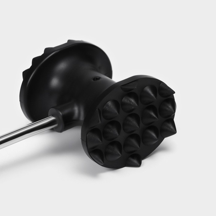 Молоток для мяса Доляна &laquo;Овал&raquo;, 25 см, цвет чёрный