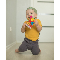 Развивающая игрушка - погремушка, &laquo;Шар - трещотка&raquo;, погремушка, цвет МИКС, Крошка Я