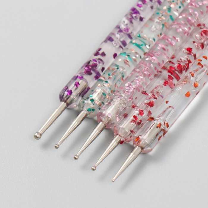 Инструменты для моделирования и придания формы "Поталь" набор 5 шт