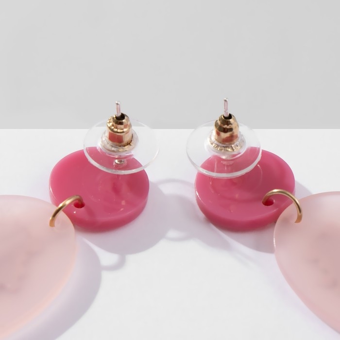 Серьги акрил &laquo;Девушка&raquo; китаянка, цветные