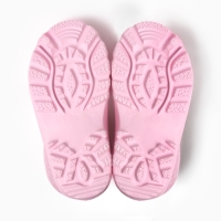 Сапоги детские из ЭВА с комбинированным верхом (камешки +розовый, 30)