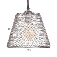 Светильник "Бенни" 1х40Вт Е27 Черный 20х20х80(20)см