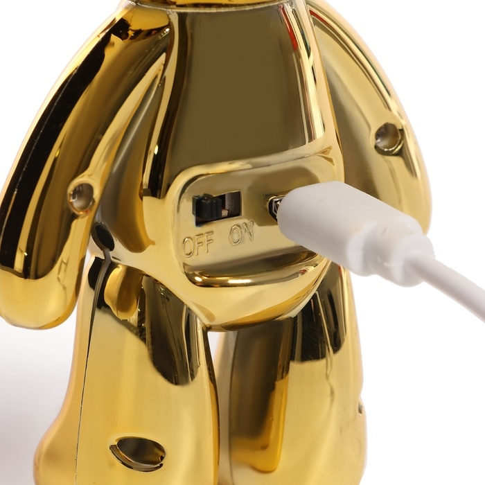 Супербол &laquo;Мишка Флай&raquo;, летает, работает от аккумулятора, цвет золотой